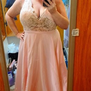 Size 20 jjs house Bridesmaid dress light pink